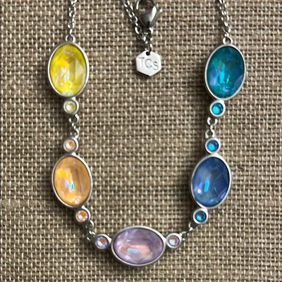 Touchstone Crystal Oval DeLites Necklace - Picture 2 of 3